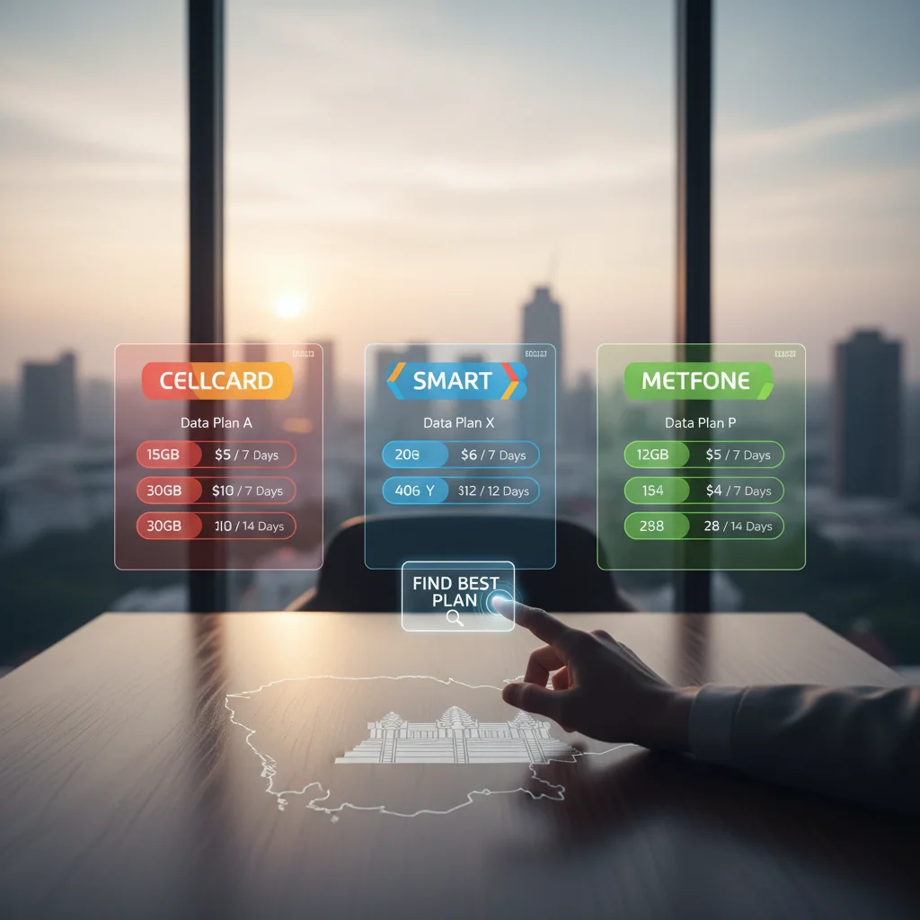 កញ្ចប់ទិន្នន័យចល័តនៅកម្ពុជា ២០២៥